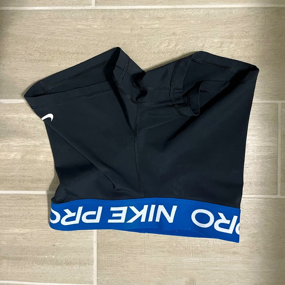 blue nike pros